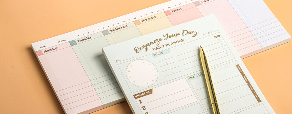 Hello Oriday - Daily planner, Weekly Long Planner Notepad