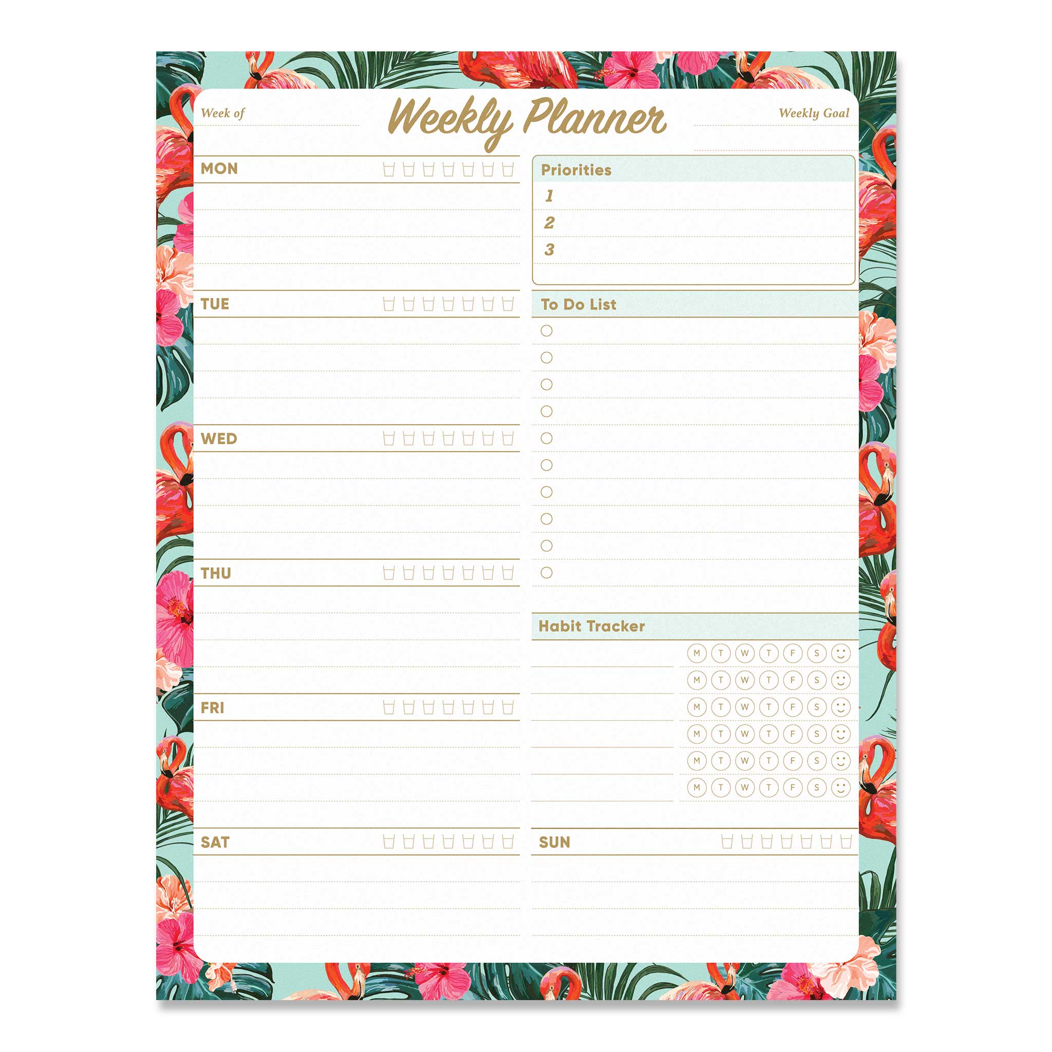 Weekly Planner Notepad Tear Off – 52 Undated Weekly Sheets Daily To Do List  Notepad, Habit Tracker, …See more Weekly Planner Notepad Tear Off – 52