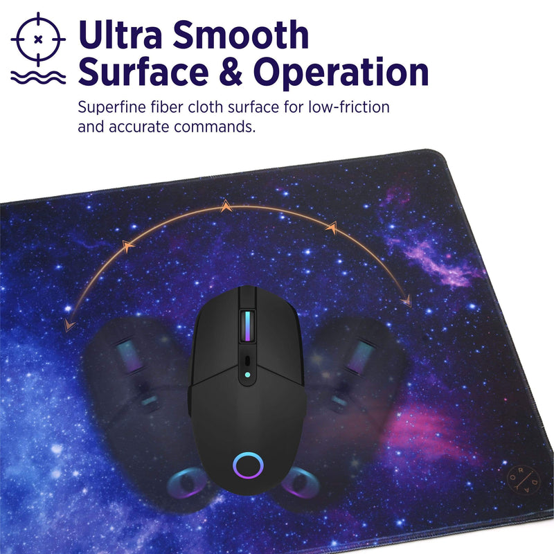 XXL Extended Desk Gaming Mouse Pad, 3mm Thickness - Galaxy – Hellooriday