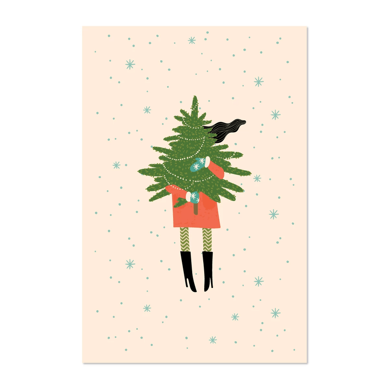 Merry Early Christmas Postcard - Hellooriday