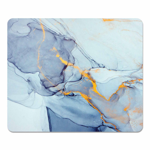 Best Non-slip Desk Mouse Pad - Blue Ocean - Best cute aesthetic modern marbling design pink gaming desk mouse pad custom for women. Productivity, Inspirational, and Motivational. Home and office, Non-slip thick rubber - Hello Oriday