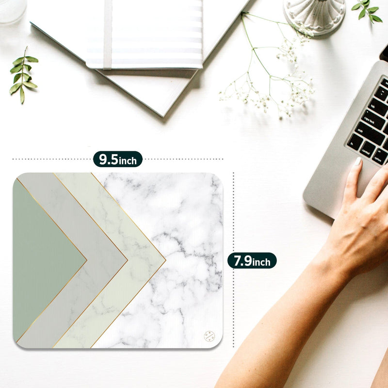 Hellooriday Mouse Pads Desk Mouse Pad - Mint Marble